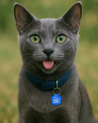 Pet tag paw shape aluminum – QR code pet ID with online profile